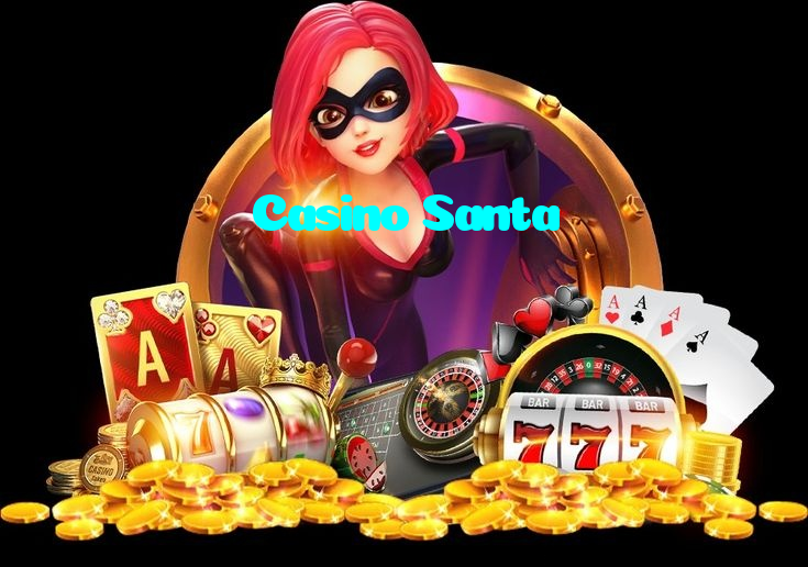 Casino Santa casino presented on mobile device in Pakistan with slots and live games